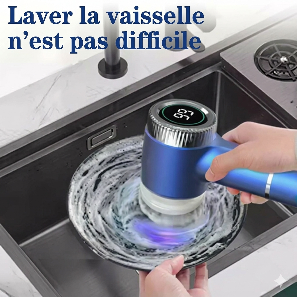 Brosse électrique de nettoyage sans fil